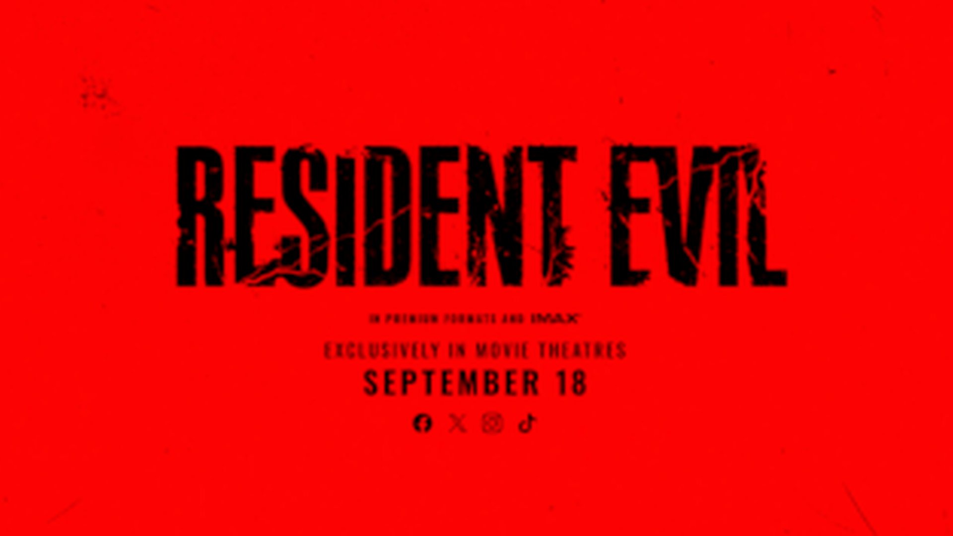 Cinematic still for Resident Evil
