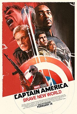 Theatrical poster for Captain America: Brave New World