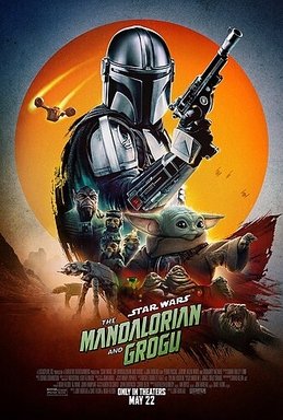 Theatrical poster for The Mandalorian and Grogu